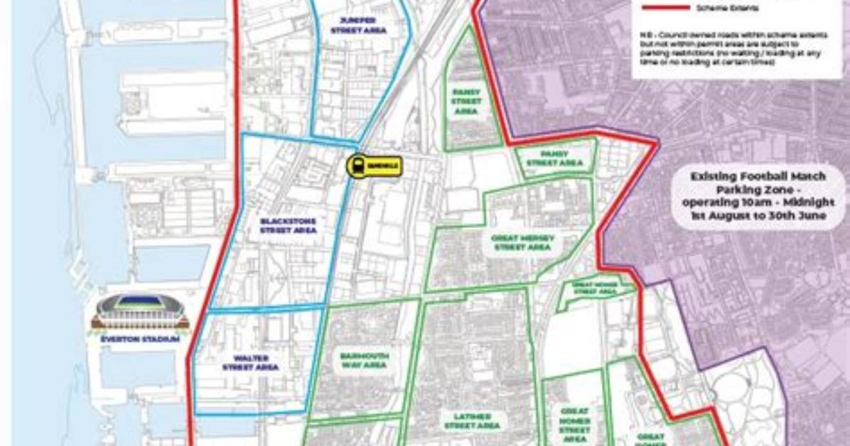 Current Parking Zone Map