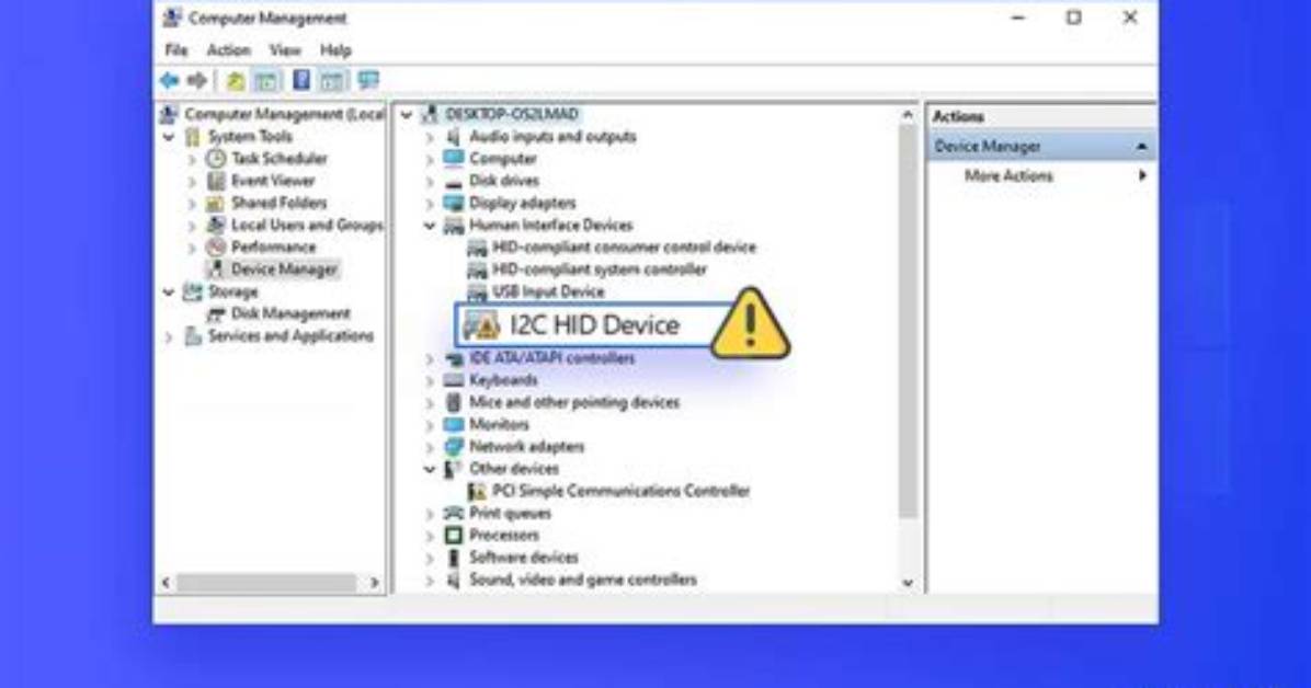 Custom Hid Not Recognized as Input Device