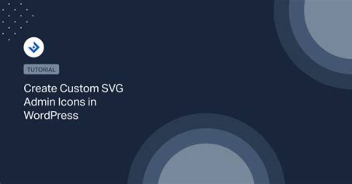 Custom Svg Admin Menu Icon in Wordpress