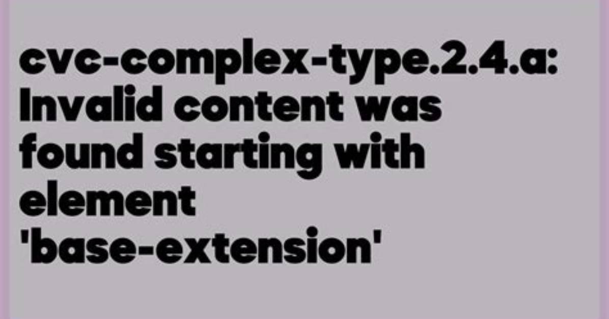 Cvc-Complex-Type.2.4. a: Invalid Content Was Found Starting with Element 'Processdesc'. One of Processname Expected