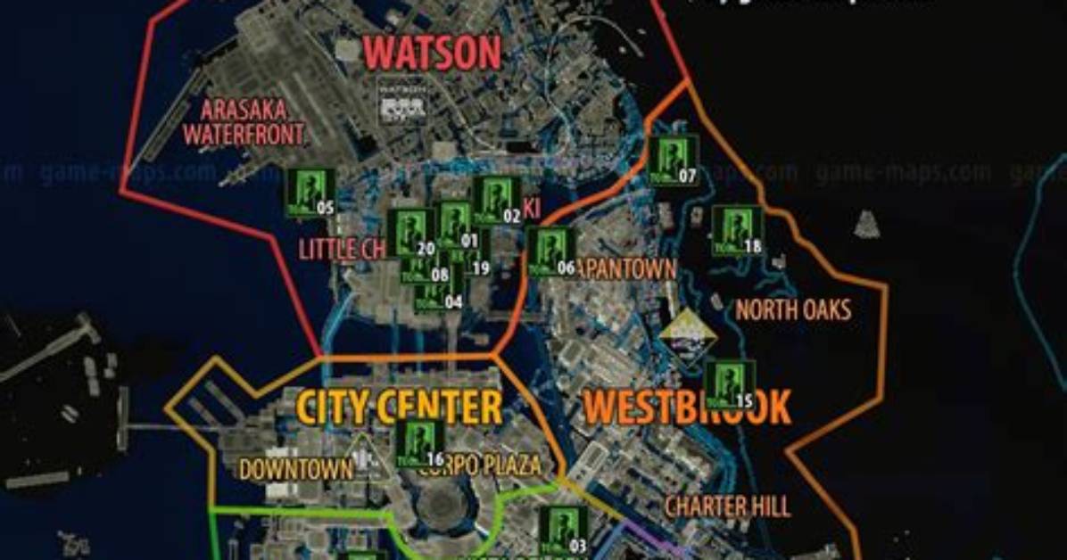 Cyberpunk 2077 Tarot Cards Location and Meaning.