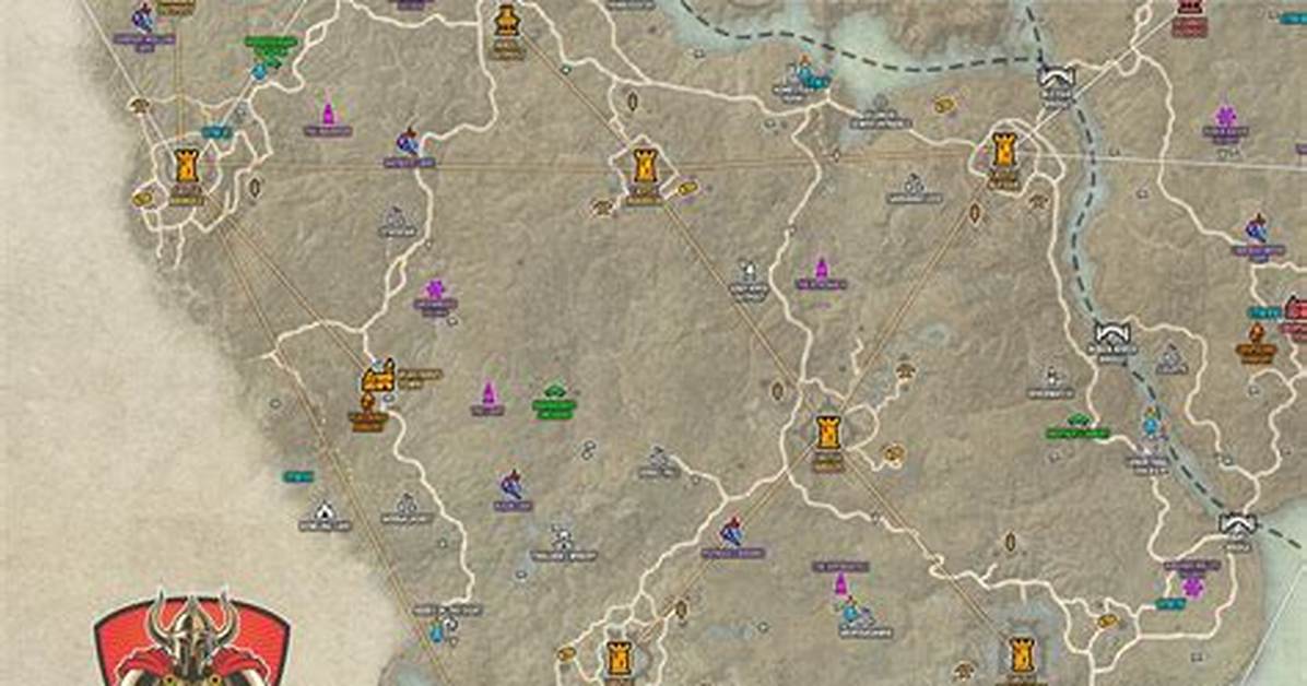 Cyrodiil Aldmeri Dominion Territory Map