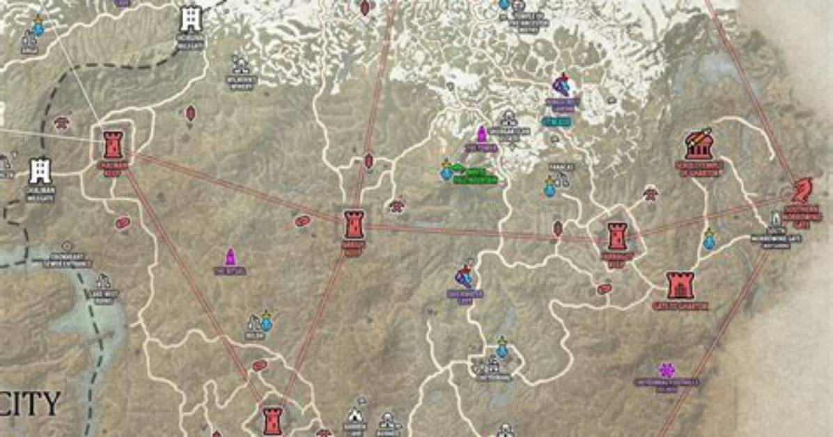 Cyrodiil Ebonheart Pact Territory Map