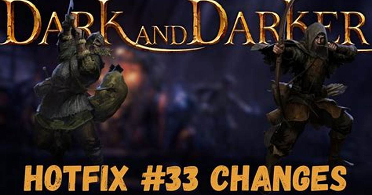 Dark and Darker Early Access #25 Hotfix Changelog