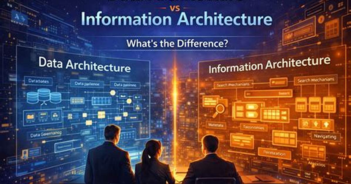 Data Architecture vs Information Architecture: What’s the Difference?