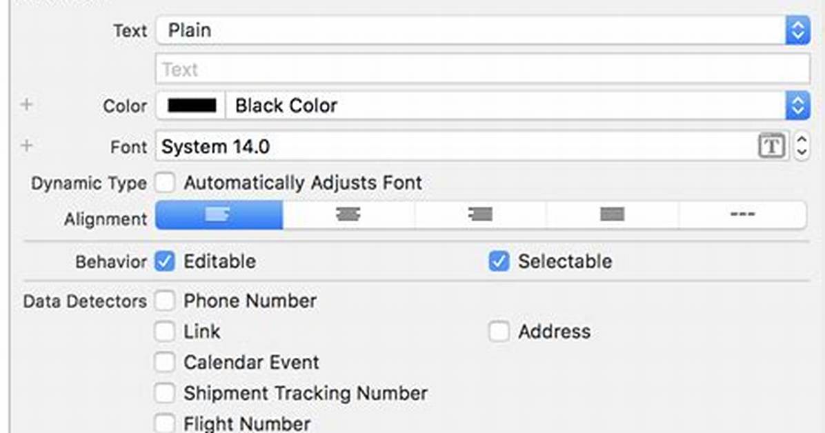 Data Detection and Editable (These Attributes Are Mutually Exclusive)