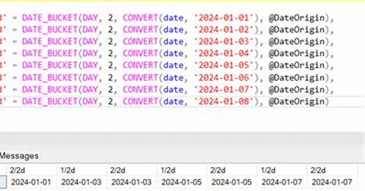 Date_Bin or Date_Bucket Postgre Sql