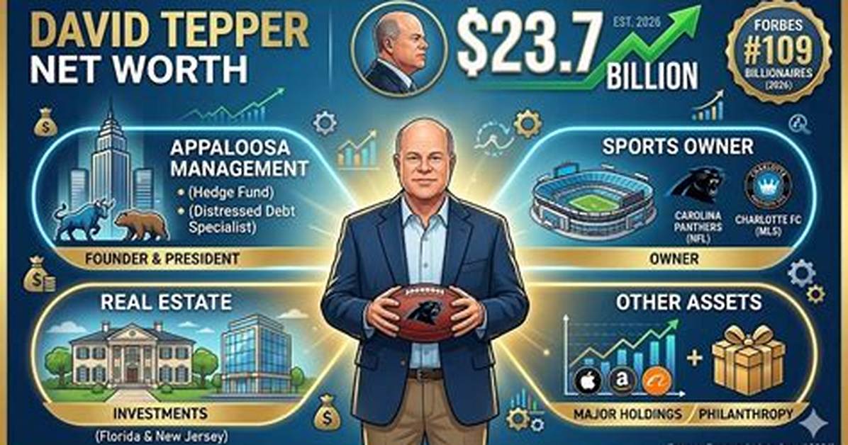David Tepper Net Worth 2024