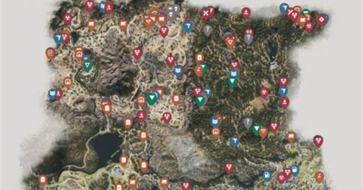 Days Gone Map