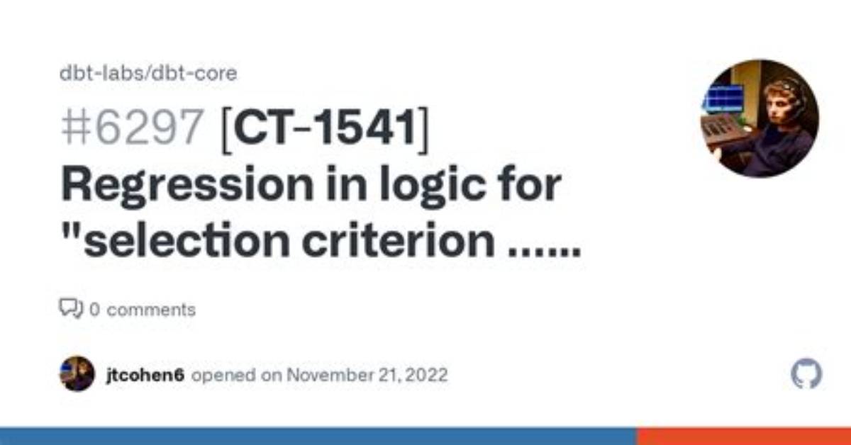 Dbt - the Selection Criterion [Model Name] Does Not Match Any Node
