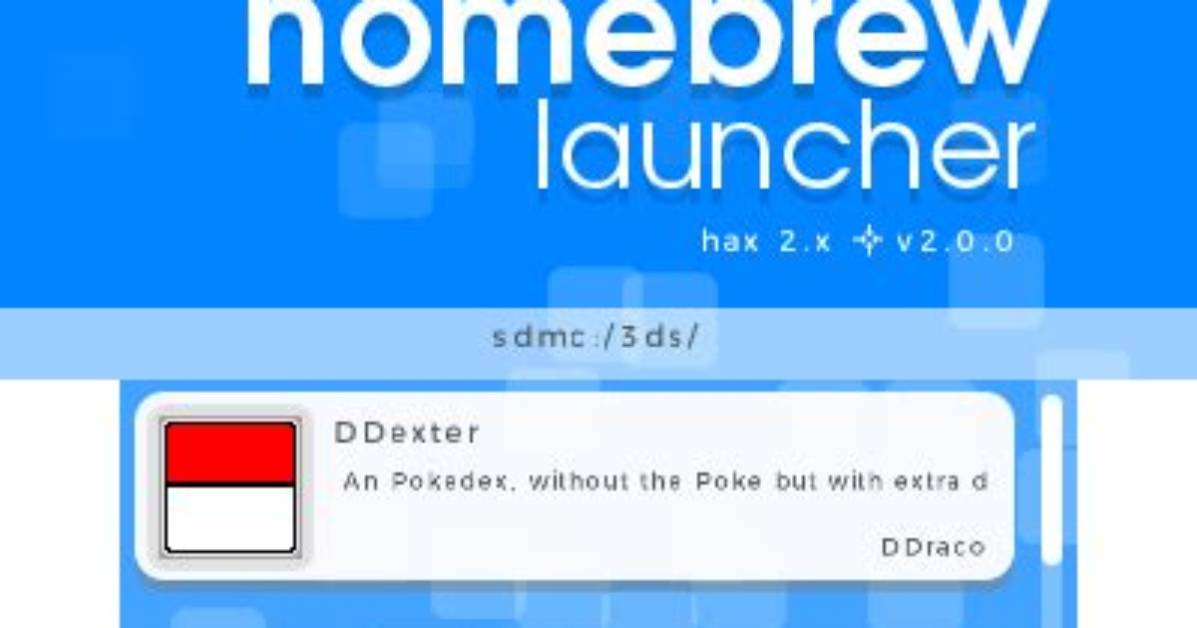 Ddexter 3Ds - Gamebrew