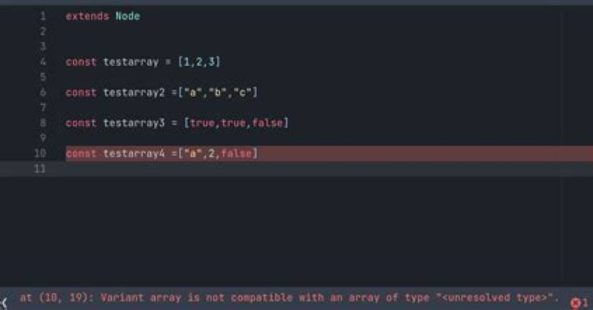 Declare a Const Array