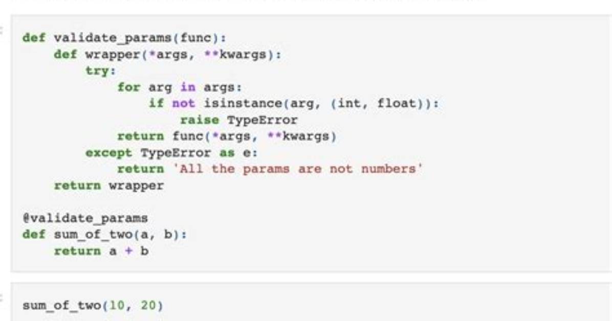 Decorators with Parameters?