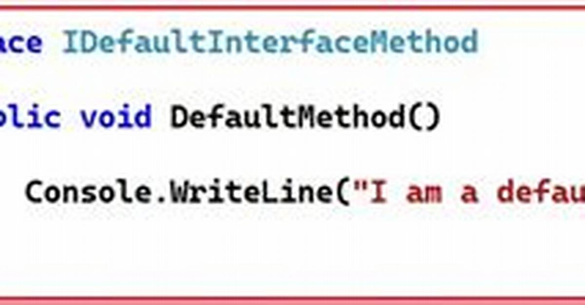 Default Implementation of a Method for C# Interfaces?