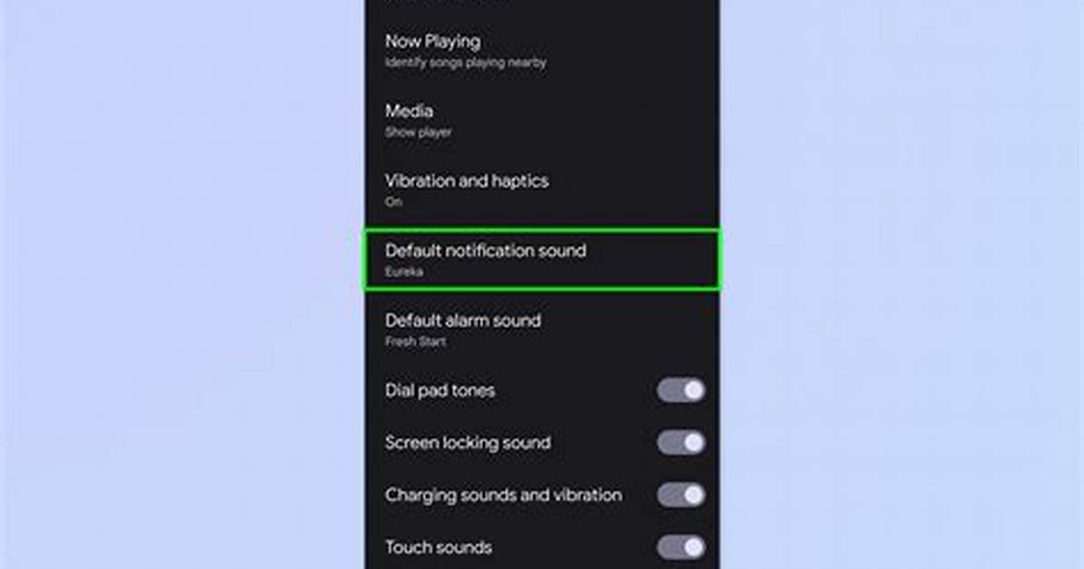 Default Notification Sound Overrides Native Notification Sound in Apps