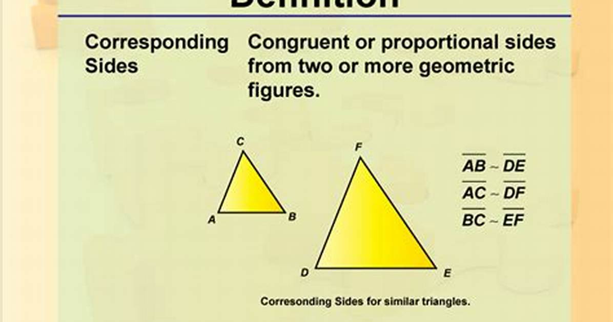 Define Corresponding