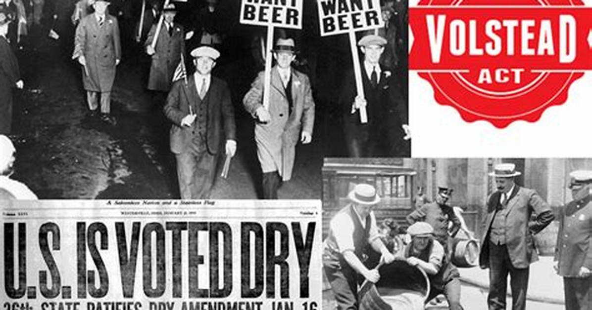 Define Volstead Act Apush