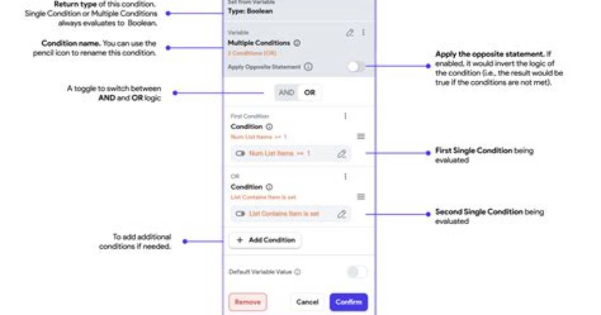 Defining a Conditional Construct - Documentation for Truesight Server Automation 23.1