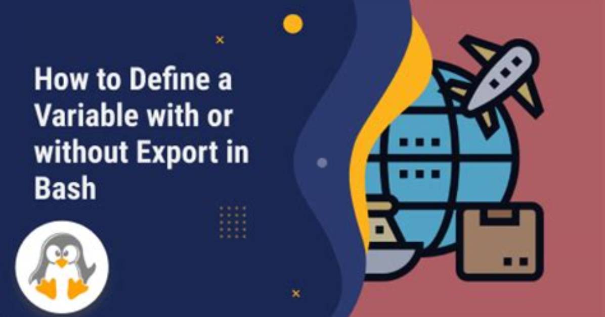Defining a Variable with or Without Export