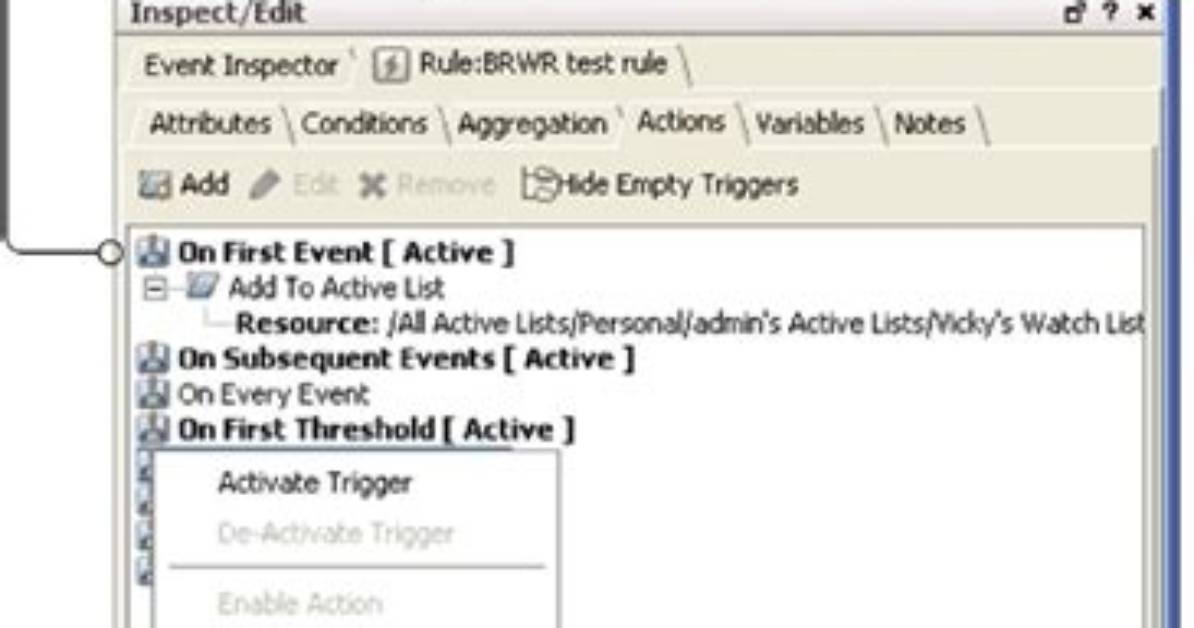 Defining Actions for a Rule - Documentation for Ar System 22.1