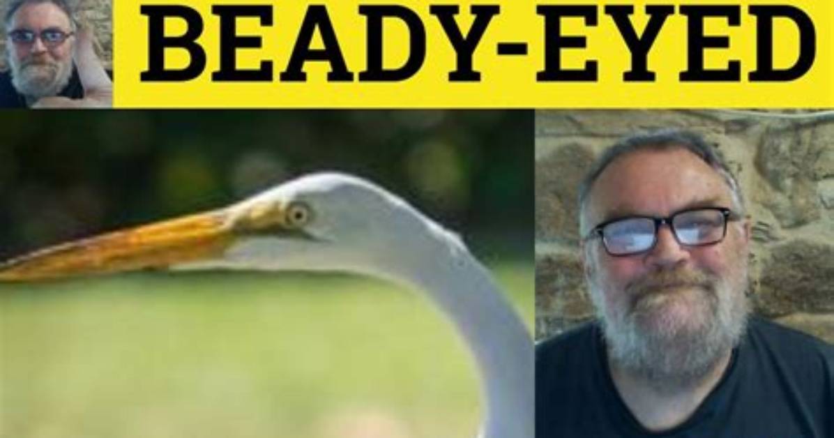 Definitions of Beady-Eyed - Onelook