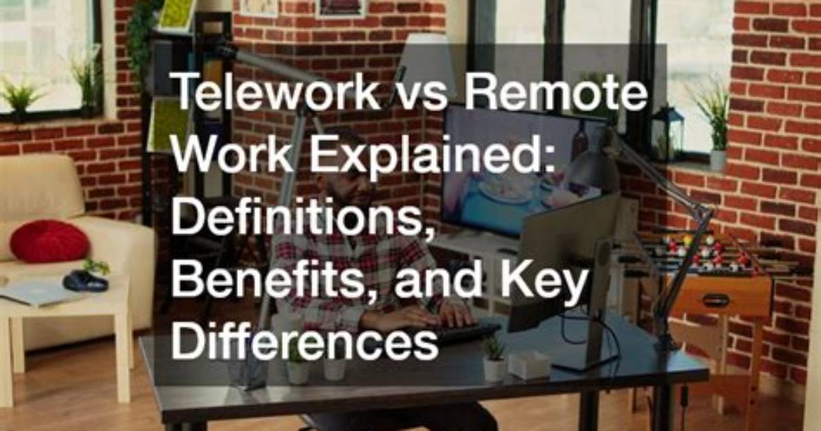 Definitions of Telework - Onelook