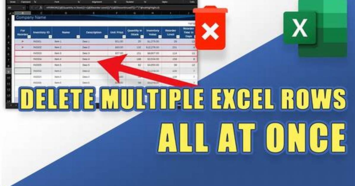 Delete Many Rows from a Table Using Id in Mysql