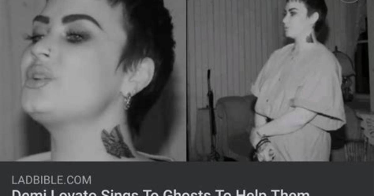 Demi Lovato Sings to Ghosts to Help Them Overcome Trauma Caused by Sexism