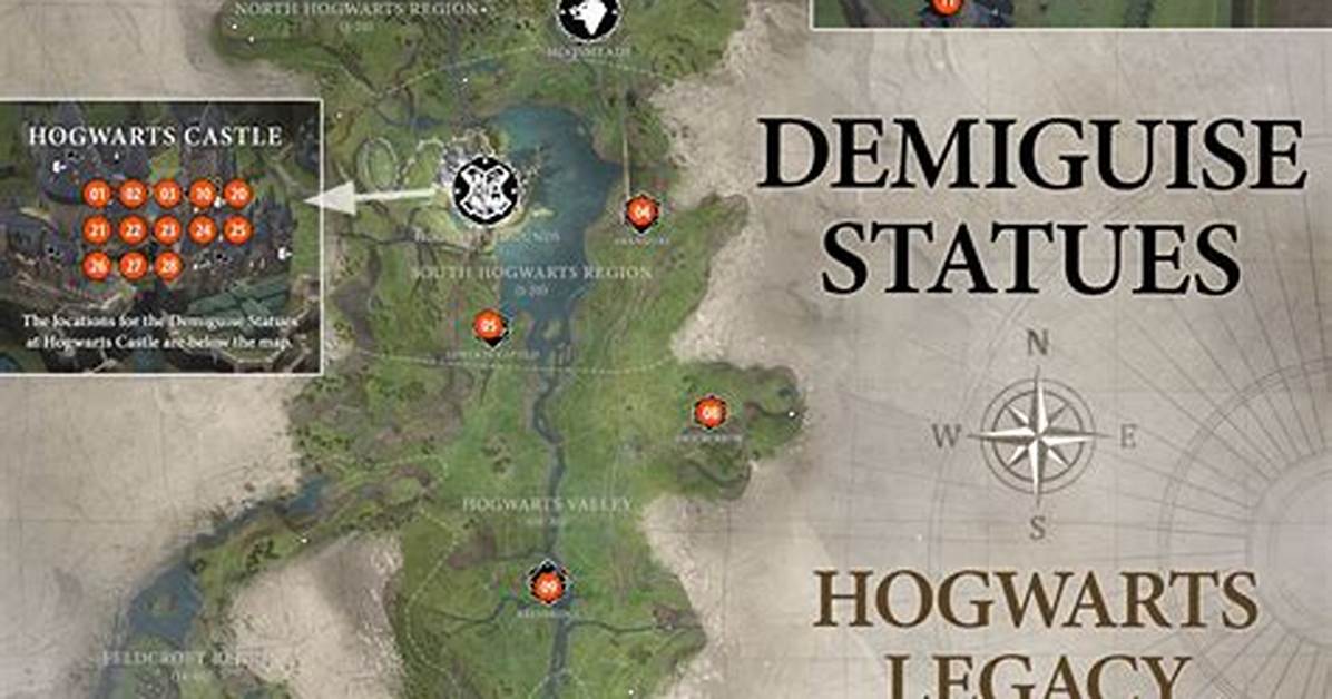 Demiguise Statues in Hogwarts Legacy