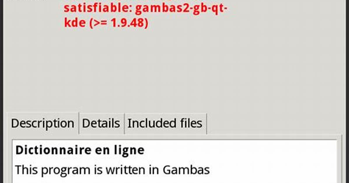 "Dependency Is Not Satisfiable" Error When Trying to Install an Application