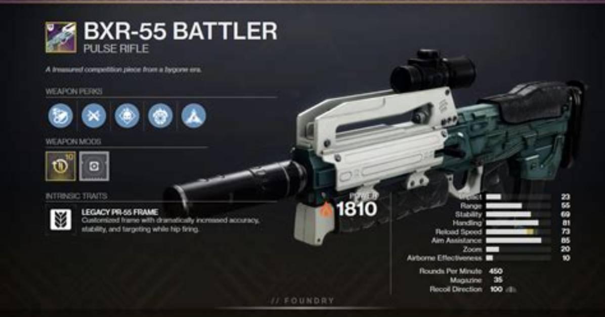 Destiny 2 Bxr-55 Battler Rifle God Roll & How to Get