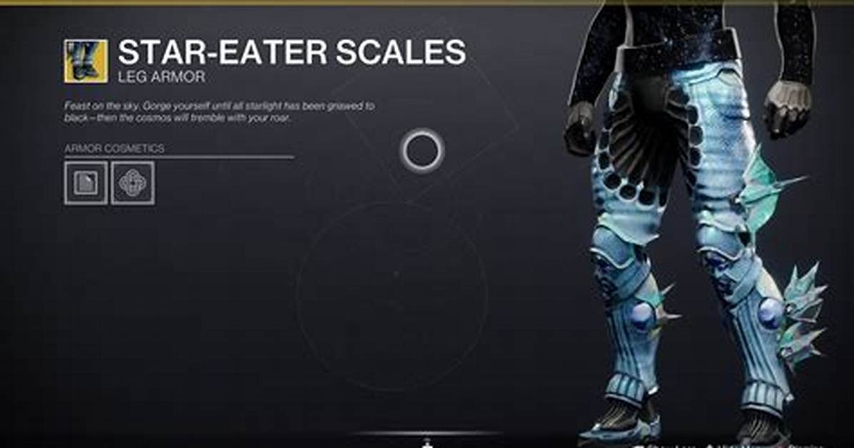 Destiny 2 Hotfix Nerfs Star-Eater Scales Leg Armor