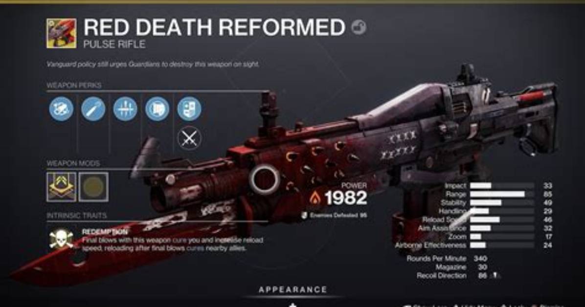 Destiny 2: How to Get Red Death in the Final Shape