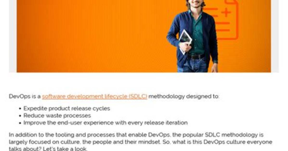 Devops Culture & How to Successfully Achieve Devops