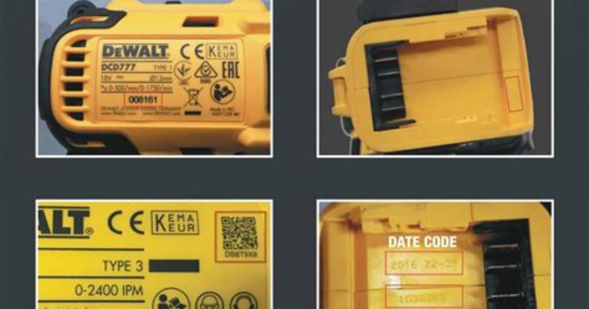 Dewalt Serial Number