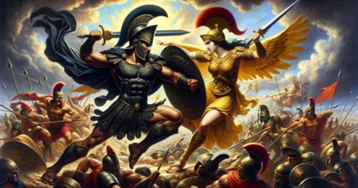 Did Athena Kill Ares?