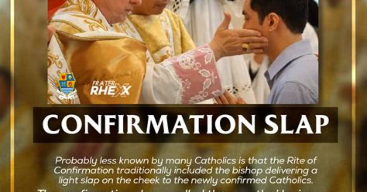 Did Bishop Slap Confirmation?