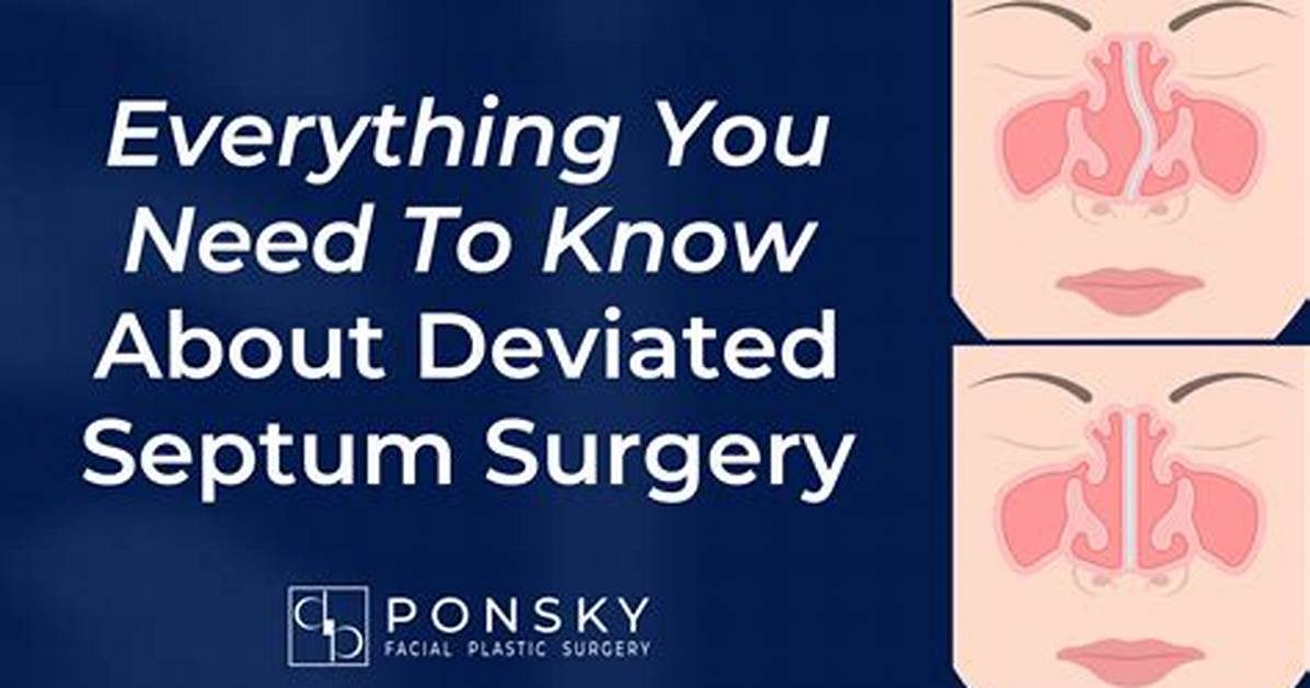 Did I Deviate Your Septum?