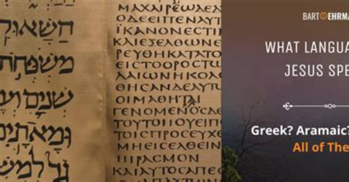 Did Jesus Speak Hebrew?