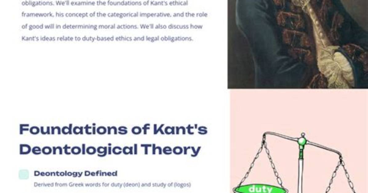 Did Kant Create Deontology?