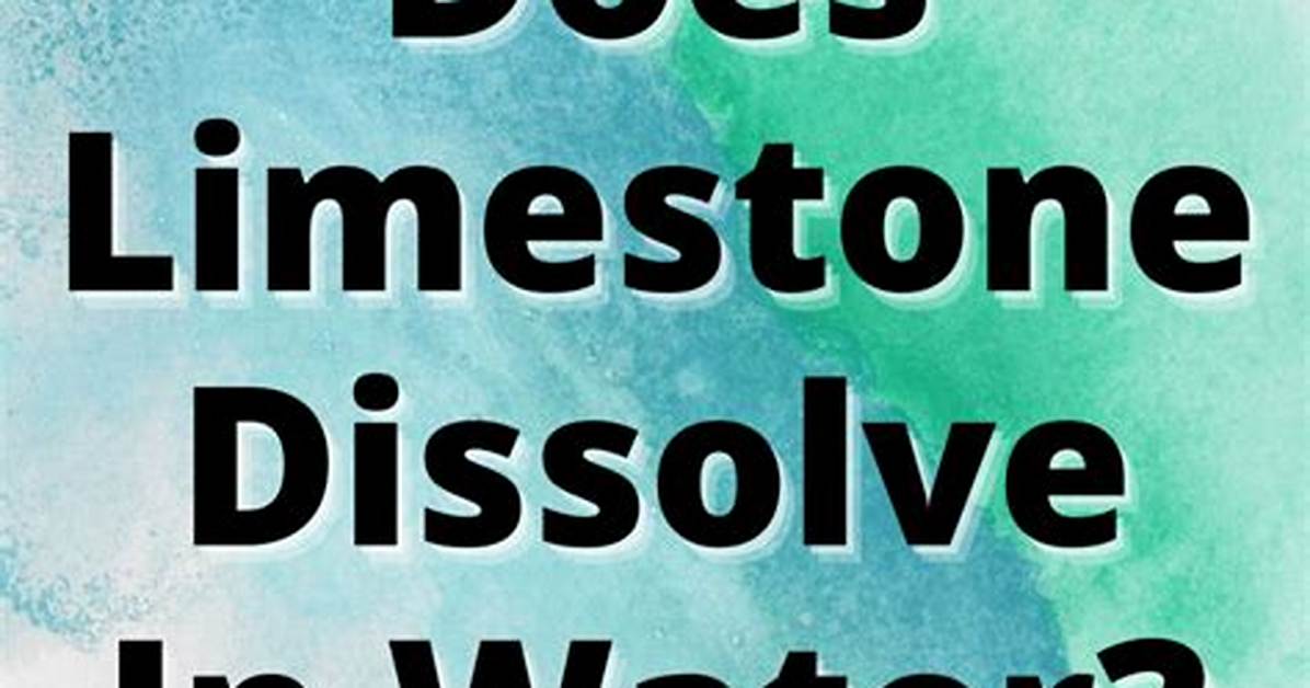 Did Limestone Float on Water?