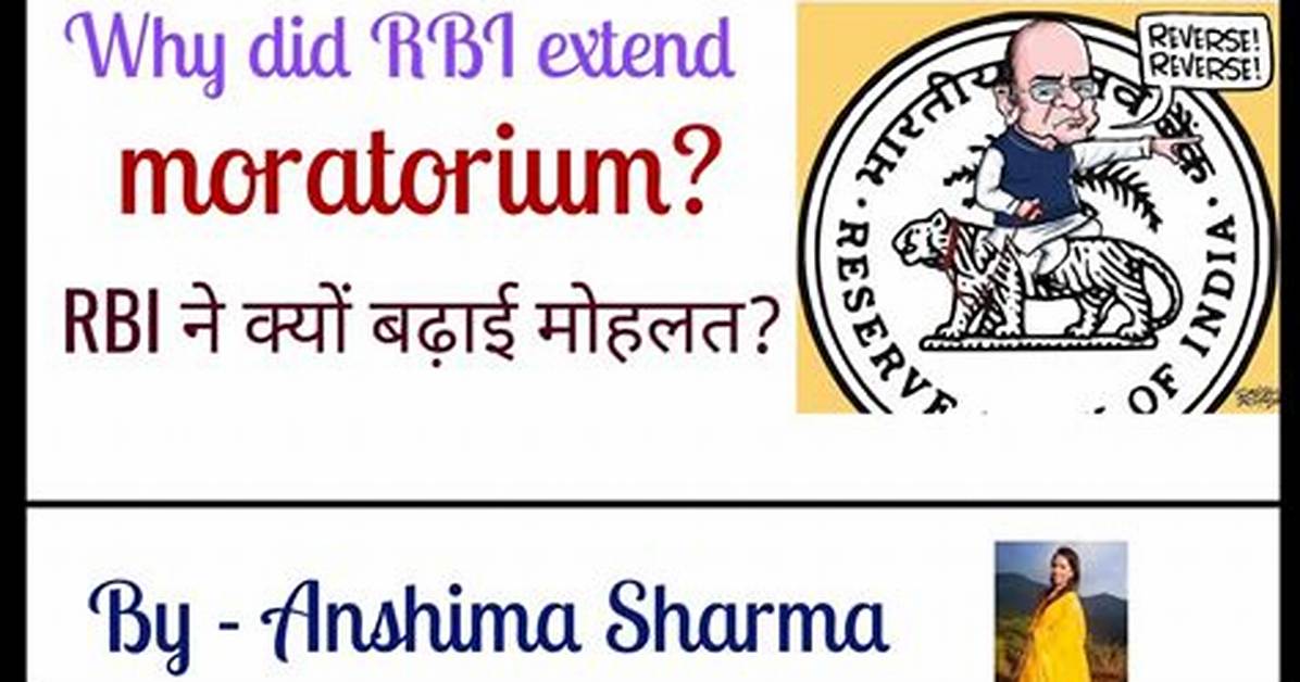 Did Rbi Extend Moratorium?