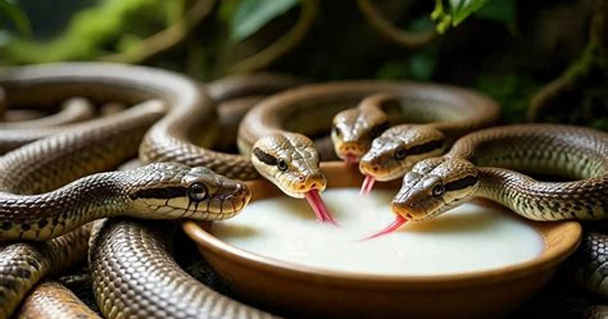 Did Snake Drink Milk?