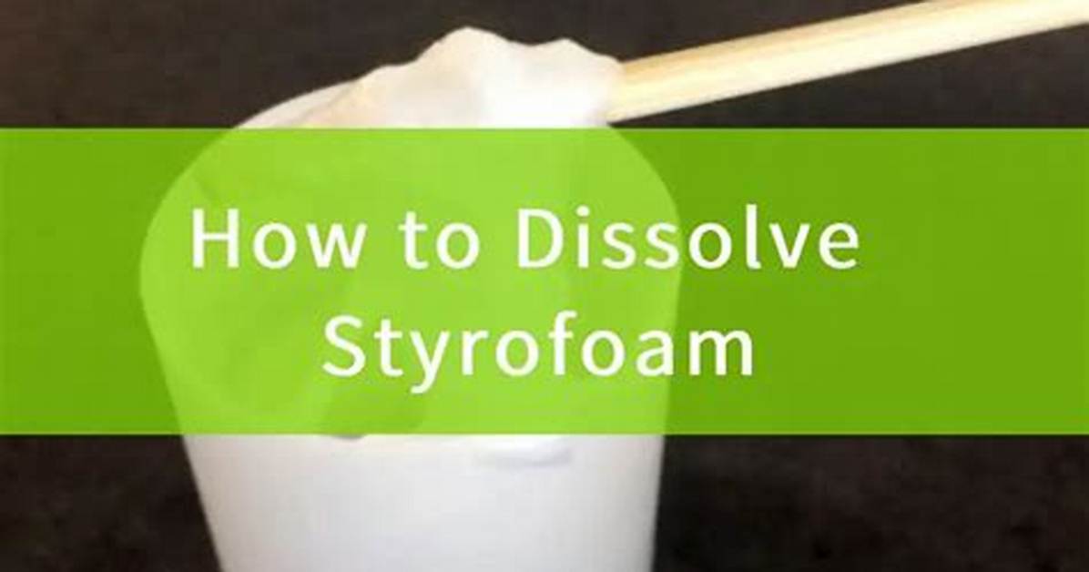 Did Vinegar Dissolve Styrofoam?