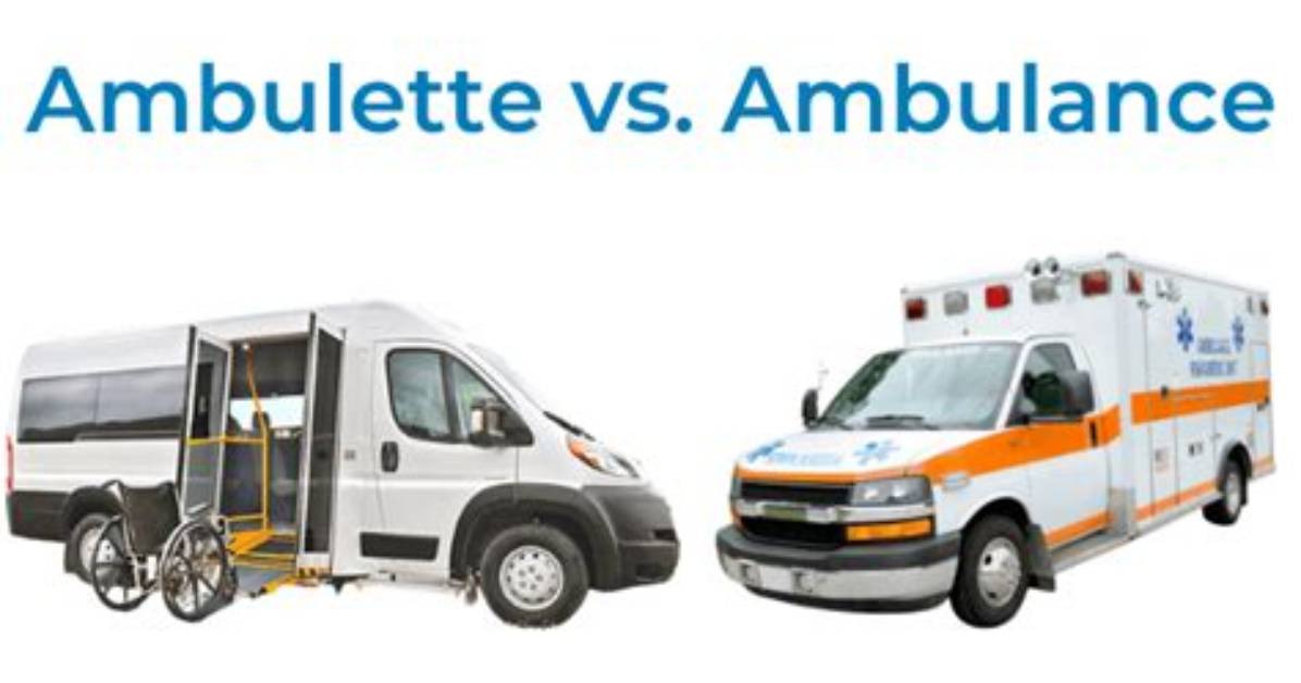 Difference Between Ambulance and Ambulette