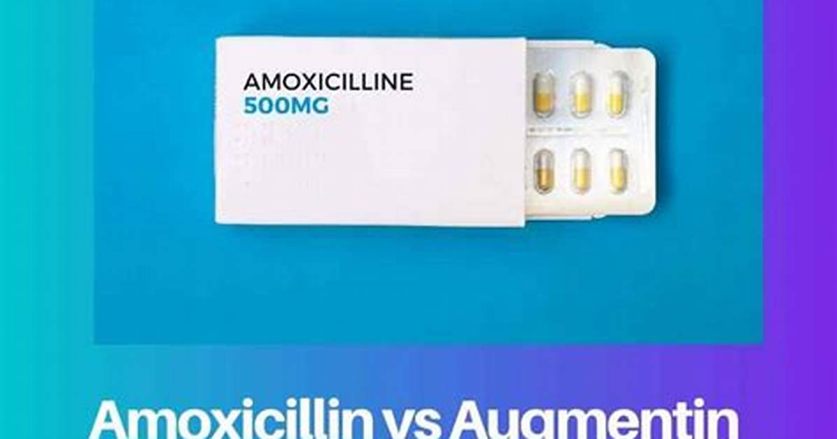Difference Between Amoxicillin and Augmentin