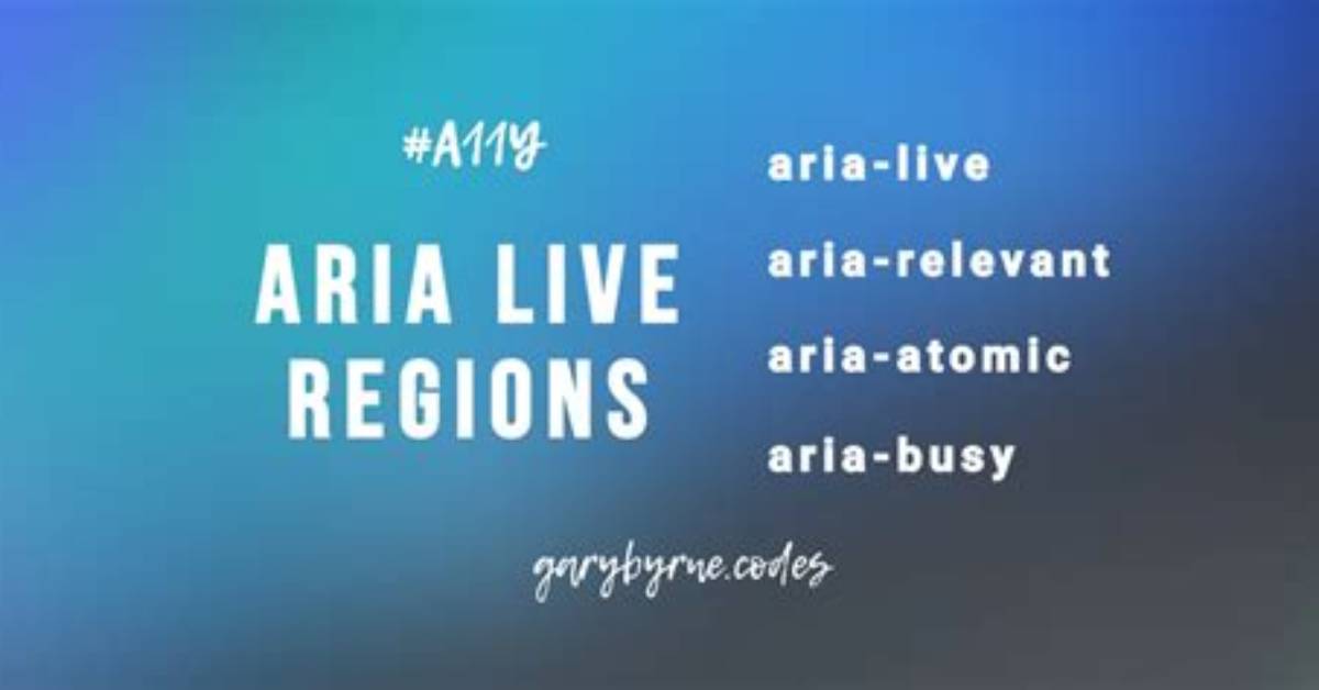 Difference Between Aria-Live="Assertive" and Aria-Live="Polite"