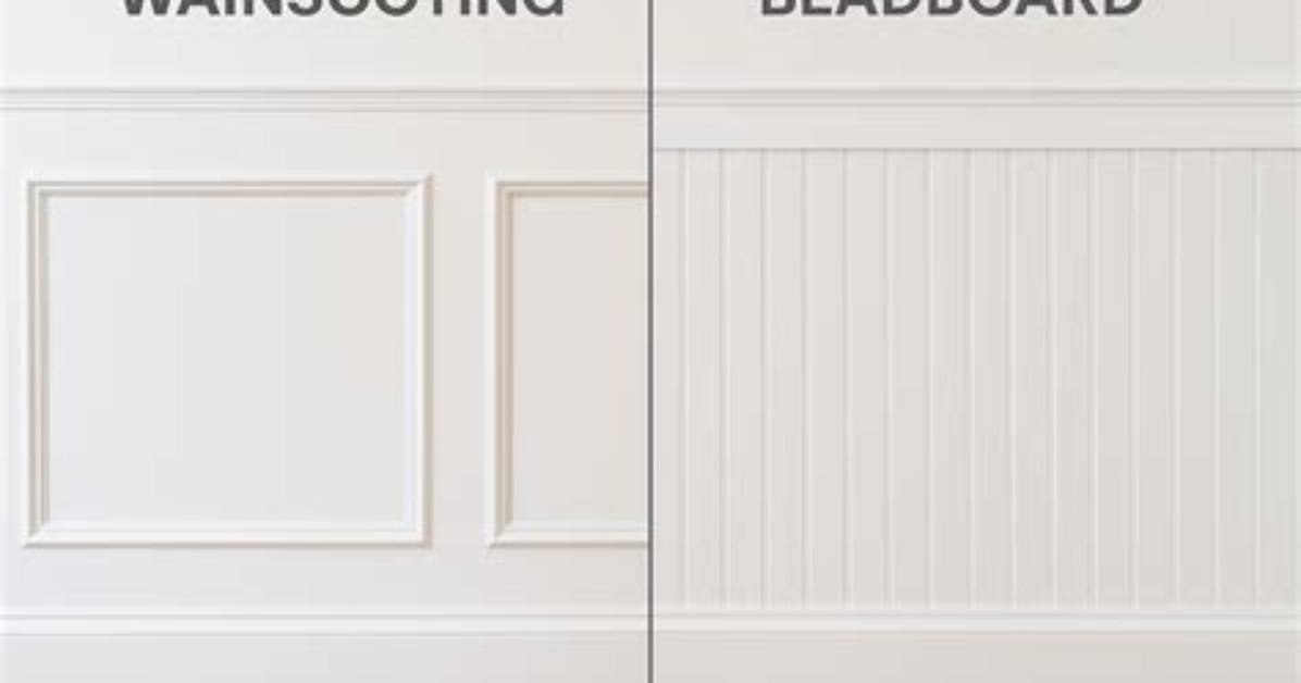Difference Between Beadboard and Wainscoting