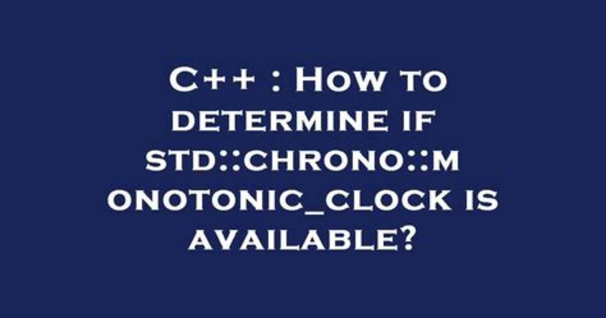 Difference Between Clock_Realtime and Clock_Monotonic?