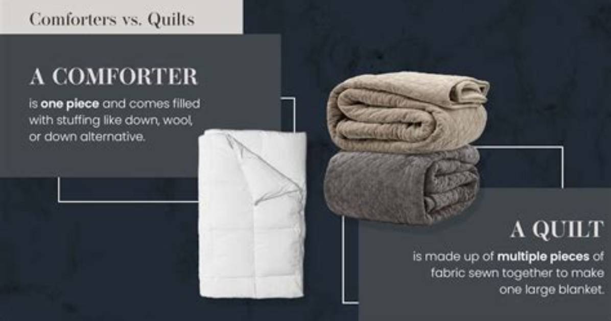 Difference Between Quilt and Comforter